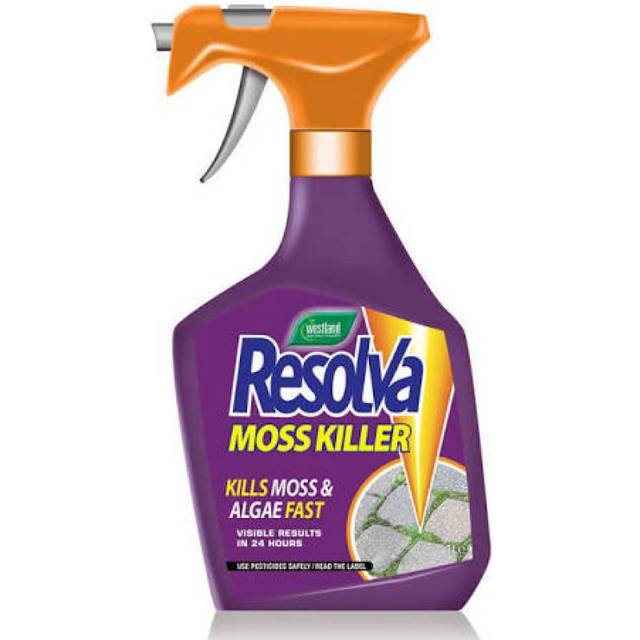 Westland Resolva Moss Killer 1L Spray Results In 24h Home Garden Use