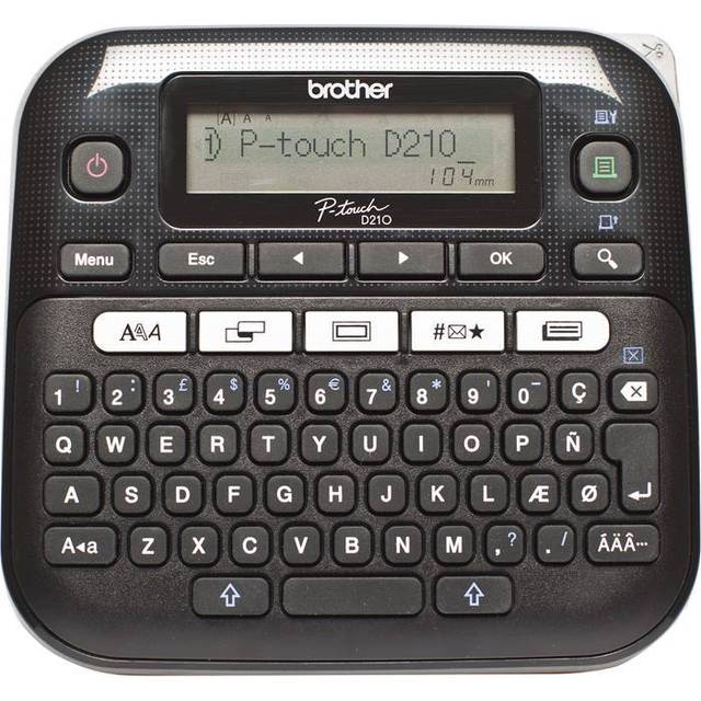 Brother P-Touch PT-D210VP Desktop Label Printer Black