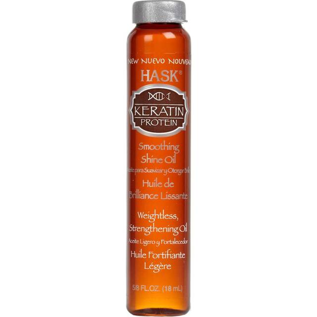 Hask Keratin Protein Smoothing Shine Oil Vial, 0.625 Ounce