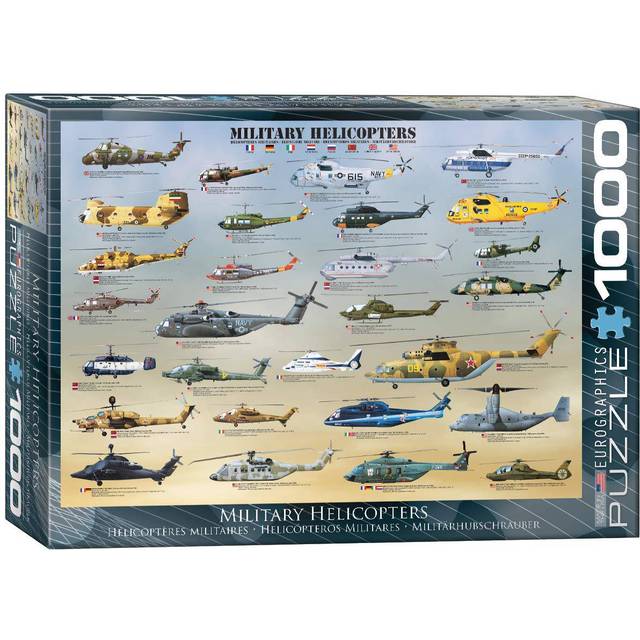 Eg60000088 - Eurographics Puzzle 1000 Pc - Military Helicopters
