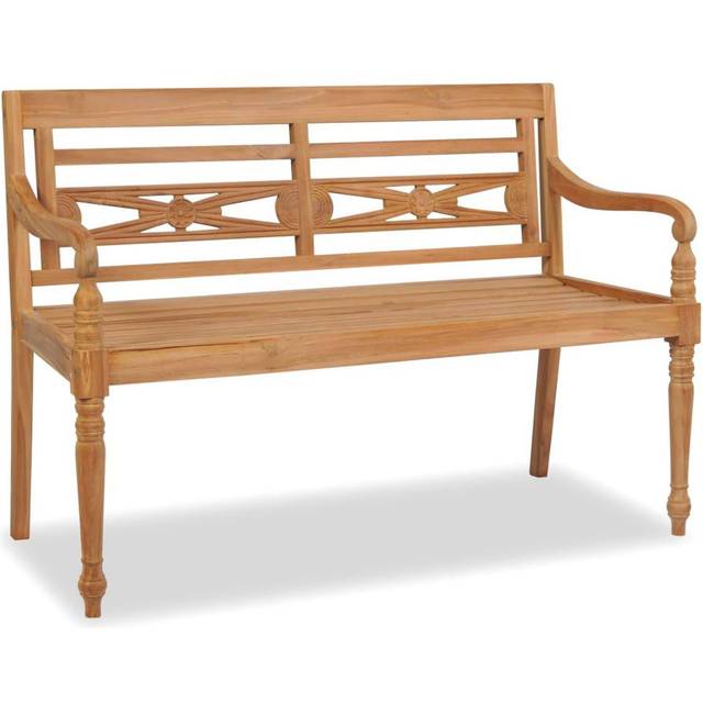 vidaXL Batavia Bench 120 cm Teak - Brown
