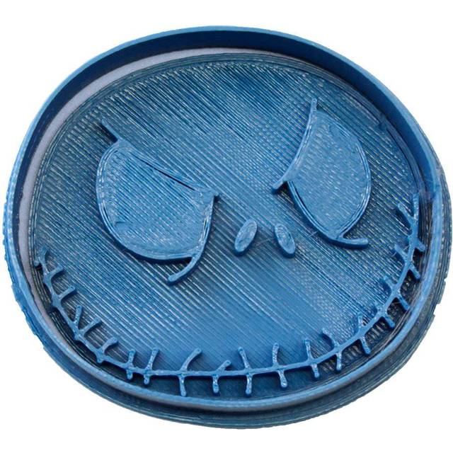 Cuticuter Halloween Jack utstickare, plast, blå, 8 x 7 x 1,5 cm