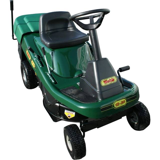 Webb Ride-On Lawn Mower with Collector 76cm