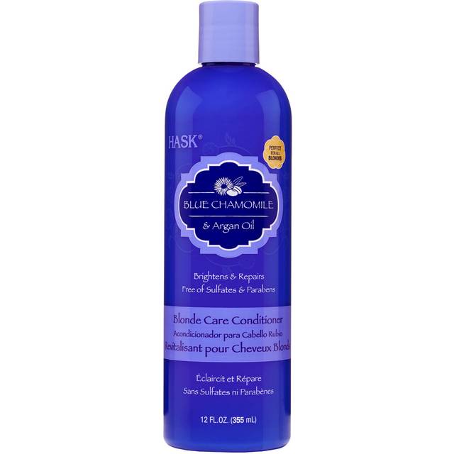 Hask Blue Chamomile and Argan Oil Blonde Care Conditioner  12 Ounce