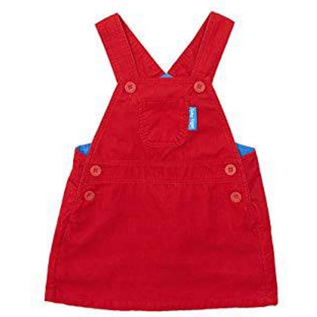 Red Corduroy Dungaree Dress - 1-2y / 92cm