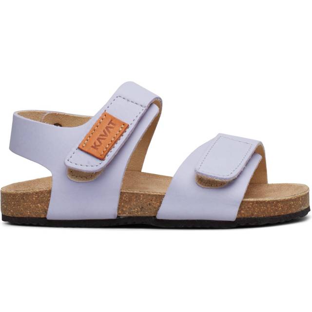 Kavat flickor bomhus peeptoe sandaler, Violettlila - 30 EU