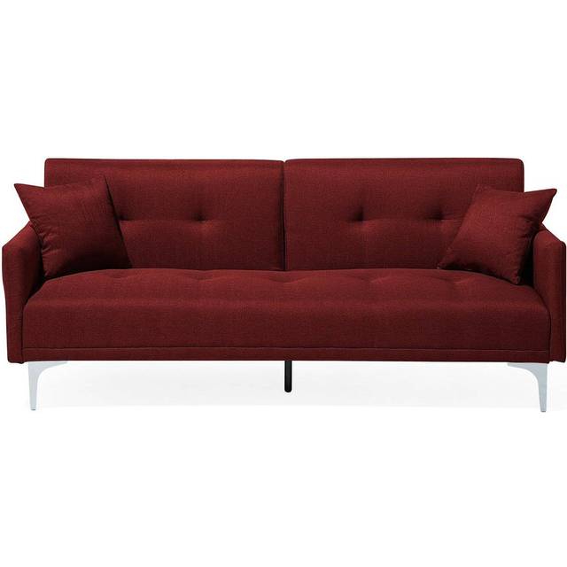 Fabric Sofa Bed Sea Blue LUCAN