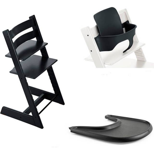Stokke Tripp Trapp Stol + Babyset + Bricka