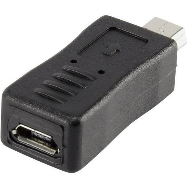 Renkforce USB 2.0 Adapter [1x USB 2.0 stik Mini-B - 1x USB 2.0 tilslutning Micro-B] rf-usba-08 forgyldte stik