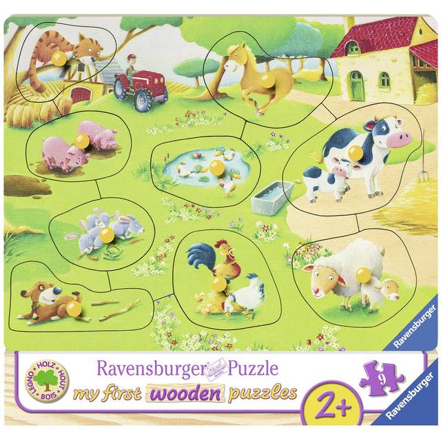 Wooden Jigsaw Puzzle - Farm Animals