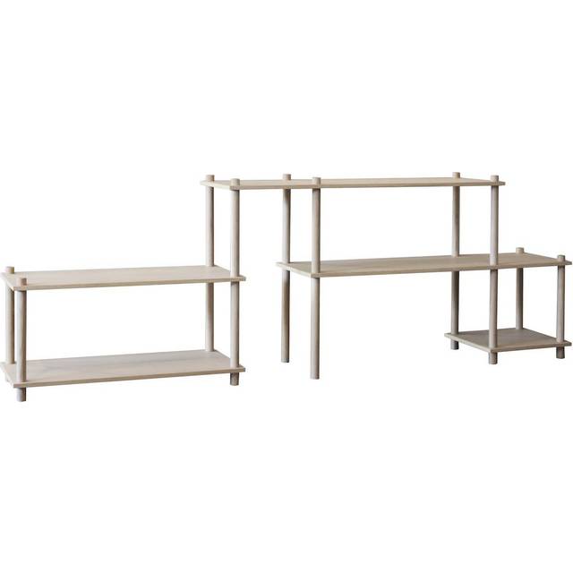 Woud - Elevate Shelving System - Reolsystem - System 8 - L233,2 x D40 x H147,9 cm