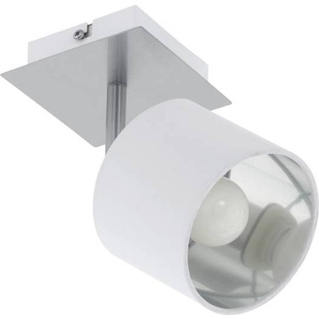 Netlighting Valbiano Single Spotlight Brushed Brass, Satin Nickel