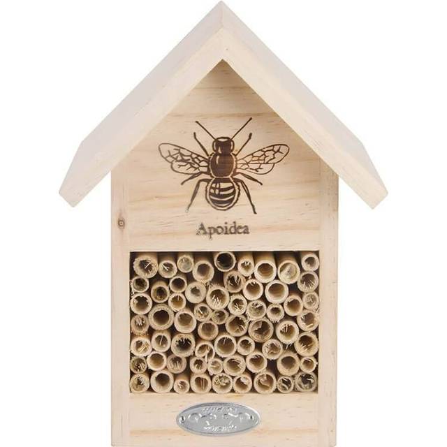 Wooden Bee House - natural/beige/brown - one size