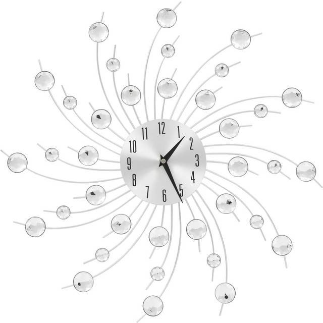 vidaXL Wall Clock with Quartz Movement Modern Design 50cm Home Timer Decor
