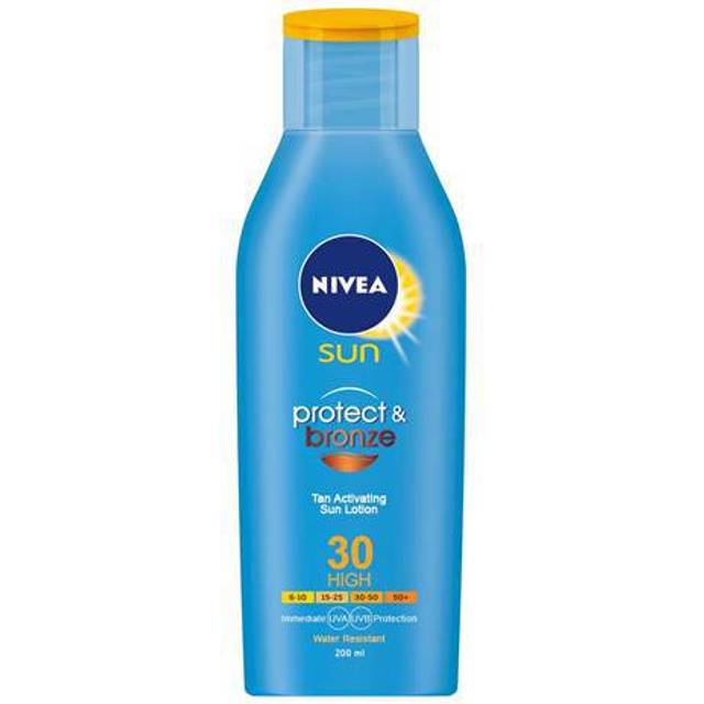 Nivea Sun Protect And Bronze Tan Activating Sun Lotion Spf30 200ml