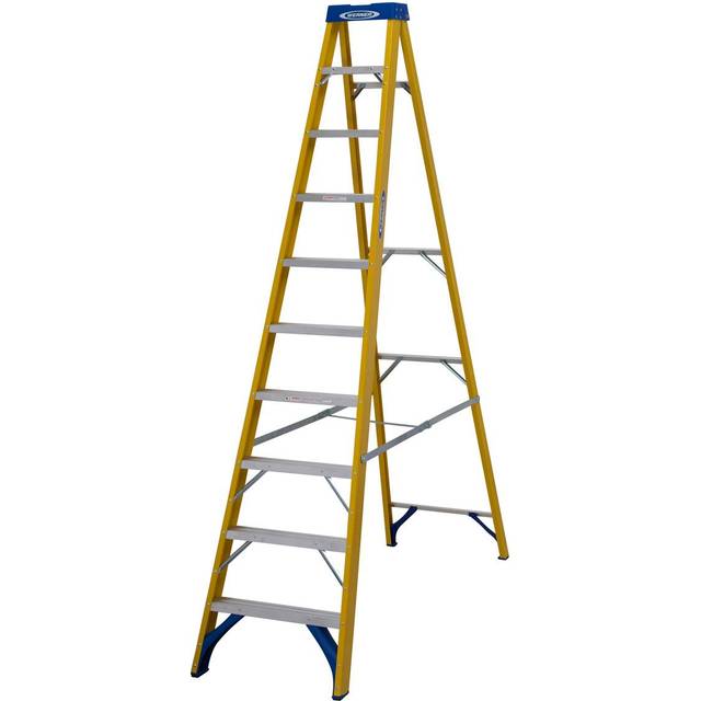Werner Fibreglass Stepladder 10 Tread
