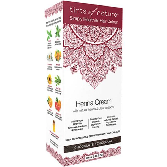 Tints of Nature Henna Hårfärg Creme Chocolate - 70 ml