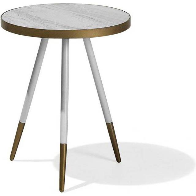 Side Table RAMONA White Marble