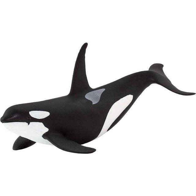 Safari Ltd. Wild Safari Sea Life Orca Figurine  Realistic 6 Killer Whale Model Figure  Educational Toy for Boys Girls & Kids Age 3+