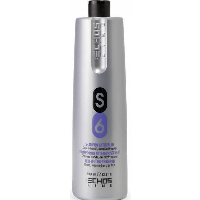 Echosline S6 Anti Yellow Shampoo 1000ml