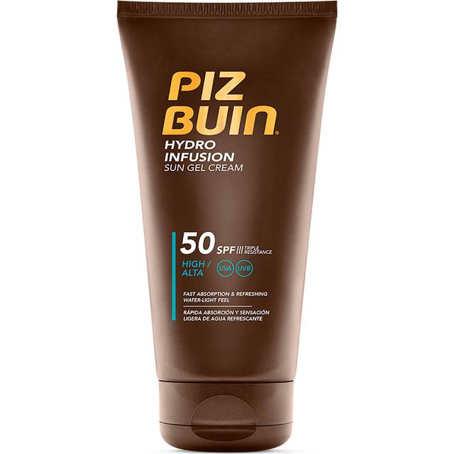 2 x piz buin hydro infusion sun gel cream spf50 -150ml