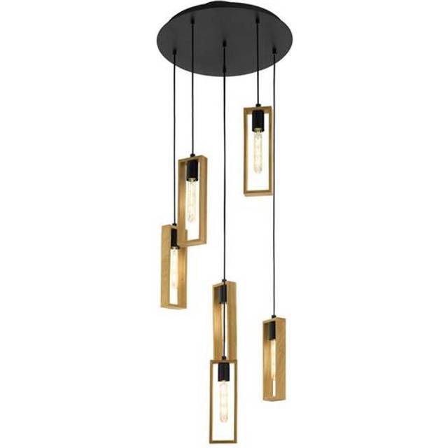 Littleton 6 Lamp Cluster Pendant Ceiling Light Black - Eglo