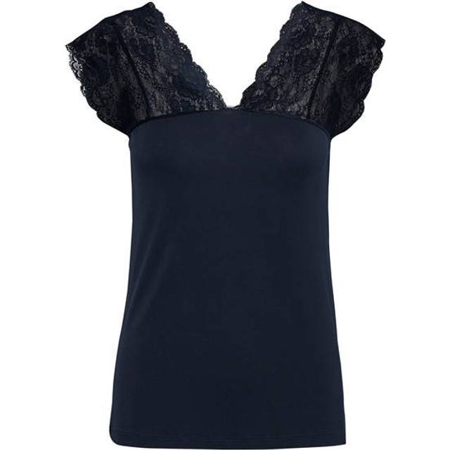 Culture Elona-toppblus för kvinnor, Blå (salute 5103406), XS