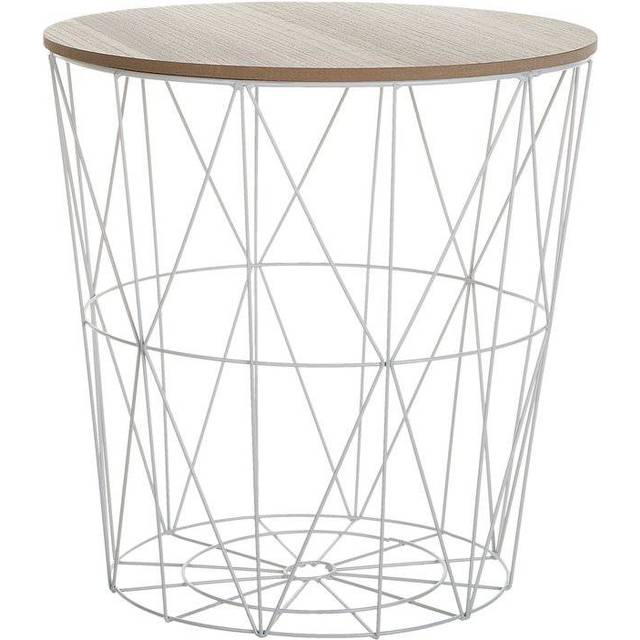 Side Table LANARK Gold with Storage