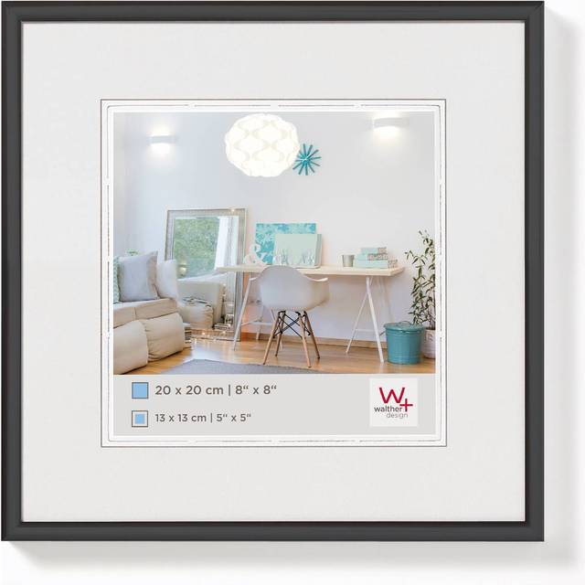 Walther design KV220B New Lifestyle, plastic frame, 20x20 cm, black, 1 piece