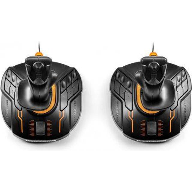 Thrustmaster T.16000m Fcs Space Sim Duo Orange, Svart