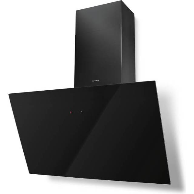Faber Tweet EG8 LED BK A80 330.0572.389 80cm Black Glass Wall Mounted Hood