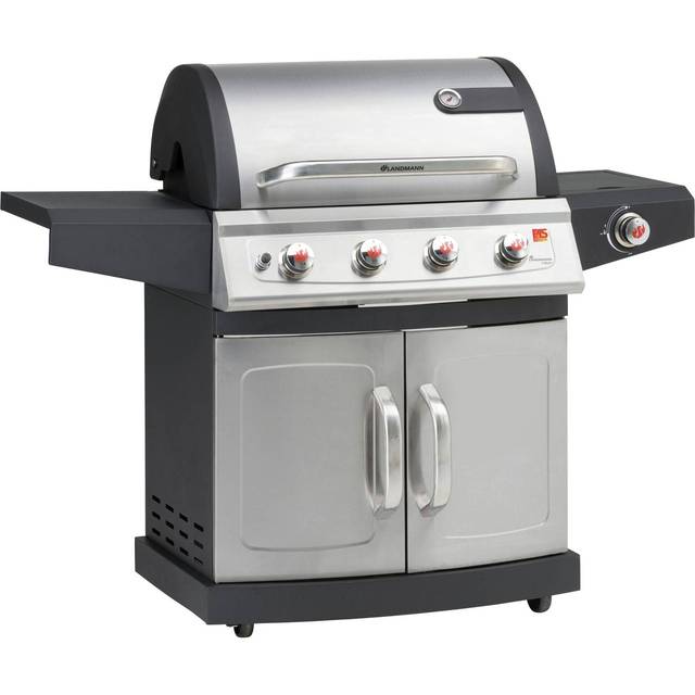 LANDMANN Miton PTS 4.1 Grill Cart Gas Black, Silver