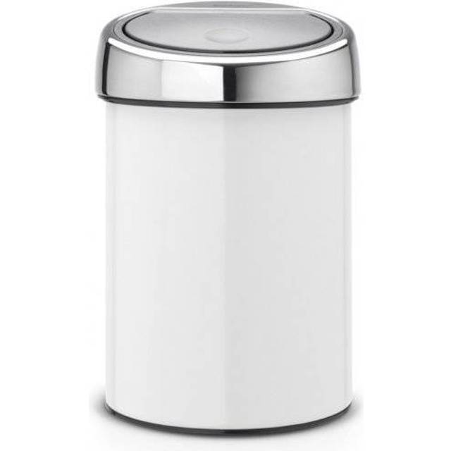 Brabantia 3 Litre Touch Bin - White (3L)
