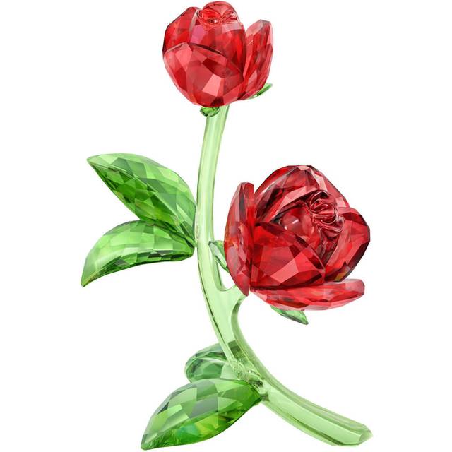 Crystal Flowers Red Rose