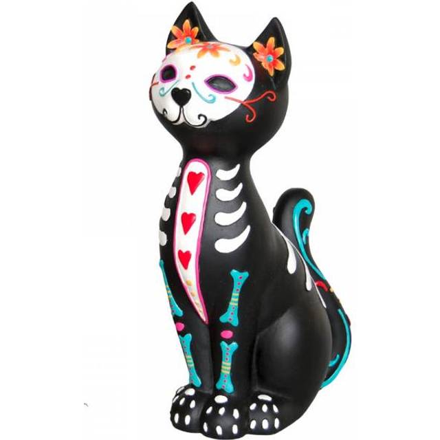 Nemesis Now Sugar Cat Kitty Puss Day Of The Dead Decoration Ornament[Sugar Puss,Does Not Apply]