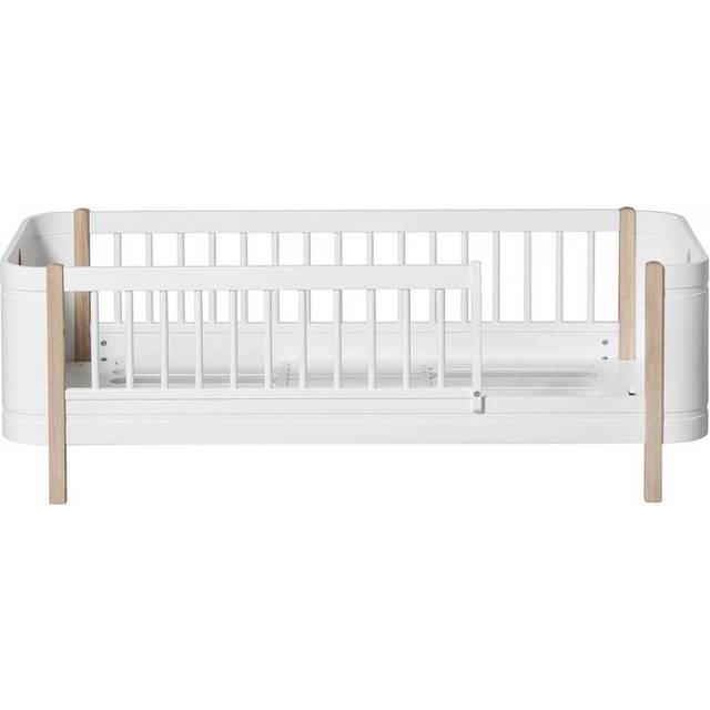 Oliver Furniture Wood Mini+ Kids Junior Bed - White & Oak
