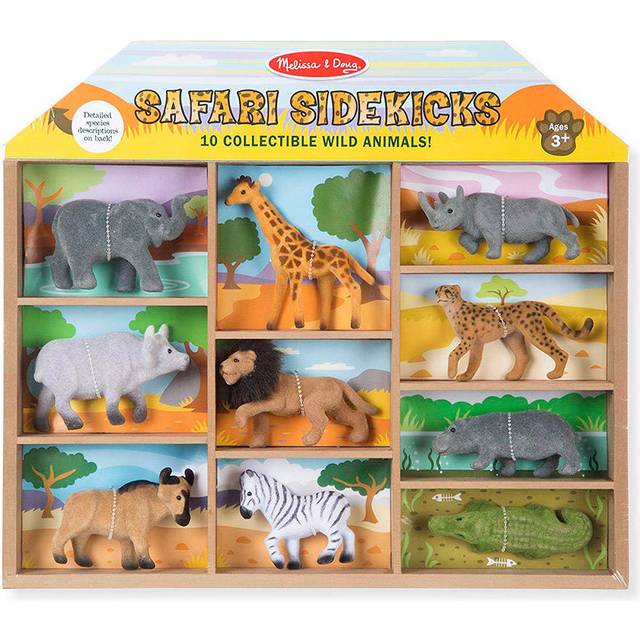Melissa & Doug Safari spelfigurer (10 stycken)