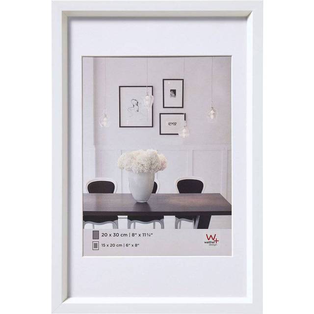 walther design tavelram svart 50 x 60 cm med passepartout, Steel Style plastram ES060B