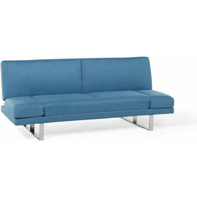 Fabric Sofa Bed Light Grey YORK