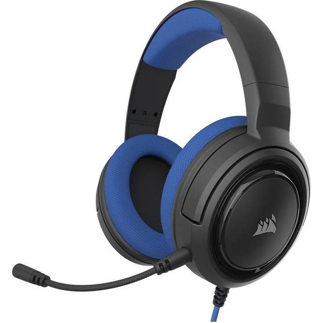 CORSAIR HS35 Trådbundet Lättviktigt Stereo-Headset För Flera Plattformar - Löstagbar Enkelriktad Mikrofon - Neodymiumdrivelement - PC, PS5, PS4, Xbox, Nintendo Switch, Mobil - Carbon