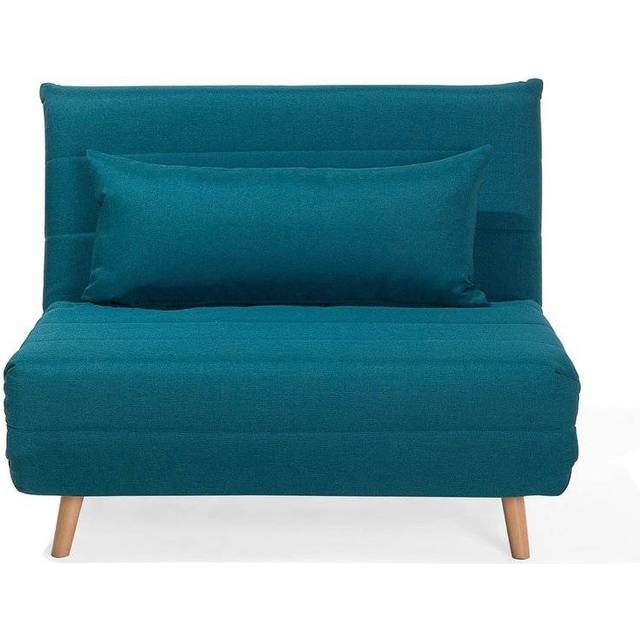Fabric Single Sofa Bed Dark Grey SETTEN
