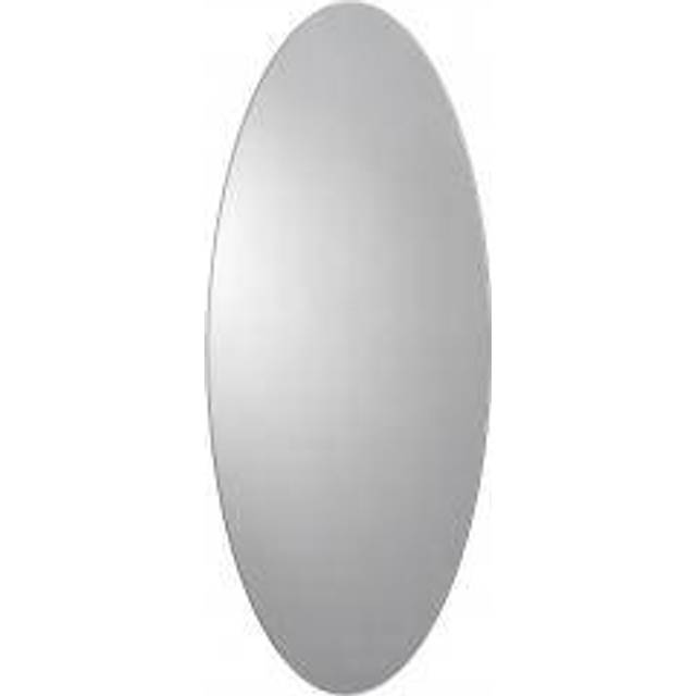 Croydex Belham Oval Mirror, Silver