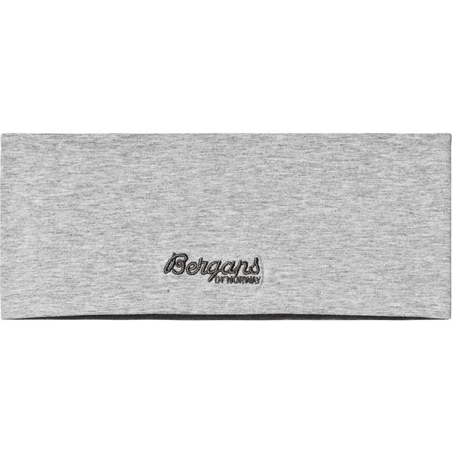 Bergans Junors' Cotton Headband Grey Melange, OneSize
