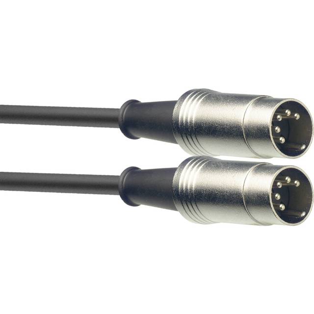 1m Stagg Midi Cable 5pin DIN(m) 5 pin DIN(m)