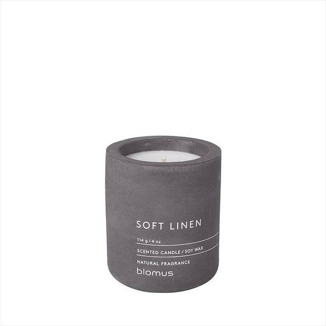 blomus Fraga doftljus 24 timmar Royal Leather-Satellite - Grå