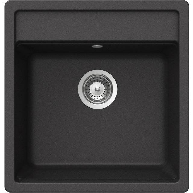 Nemo Single Bowl Inset Kitchen Sink - Onyx (49&#34; L x 51&#34; W x 29&#34; H)