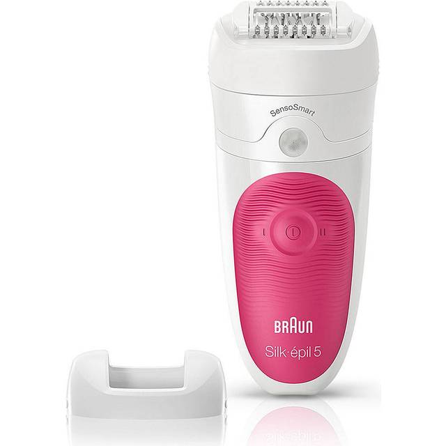 Braun Silk-épil 5 5/500 SensoSmart 28 pincetter Rosa, Vit