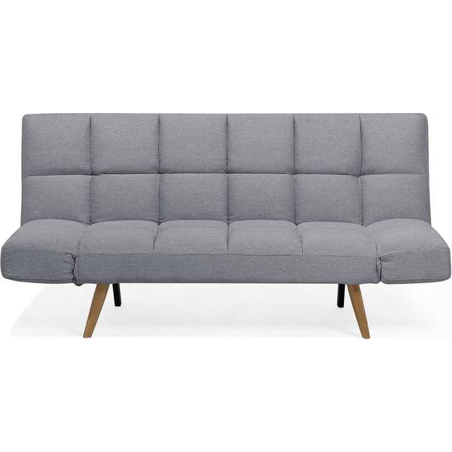 Sofa Bed INGARO Fabric Dark Grey 2 Seater