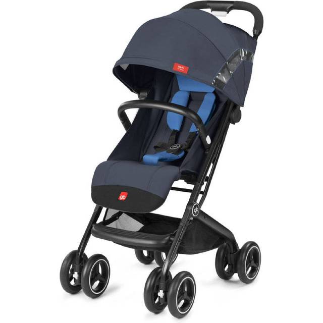 gb Gold Buggy Qbit+ All Terrain, Luxus Traveller, 3-i-1-system till resor, Från födseln till ca 4 års ålder (15kg), Night Blue