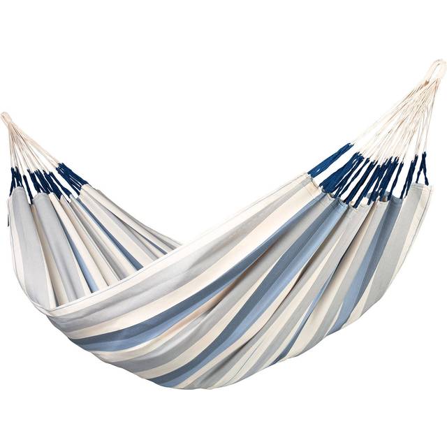 La Siesta - XL King Brisa Classic Hammock Outdoor & Indoor Hammock Swing for Relaxation - Weather & Tear Resistant Patio Backyard Hammock Marine